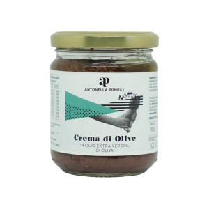 Crema OLIVE NERE (patè) in olio extravergine di oliva - 180 gr.